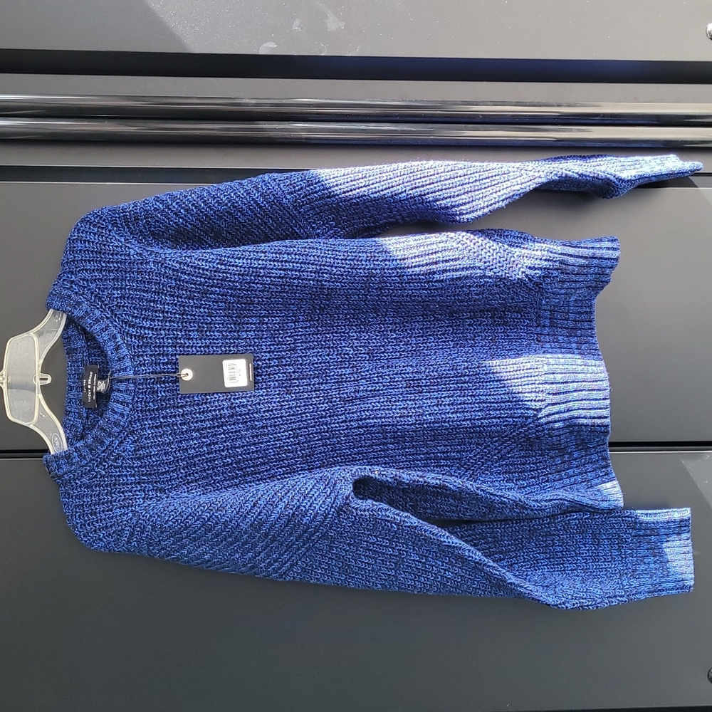 Lucky Brand Marl Crew Neck Pullover Sweater XL